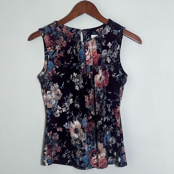 Calvin Klein Floral Sleeveless Top - Purple and Pink - Picture 3 of 6